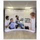 Pop-up стенд Stretch изогнутый 305х230 см